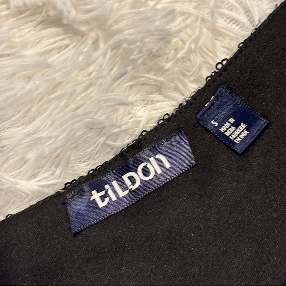 Tildon Black and Silver sparkle animal print sequin party dress woman’s medium - Picture 6 of 9